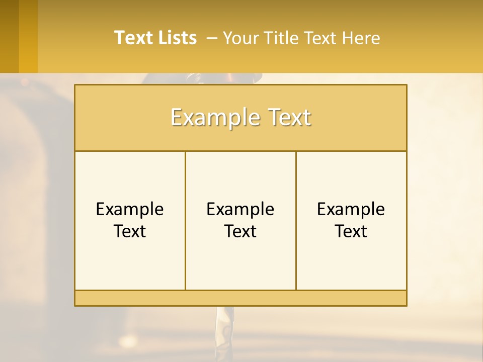 A Faucet With Water Flowing Out Of It PowerPoint Template