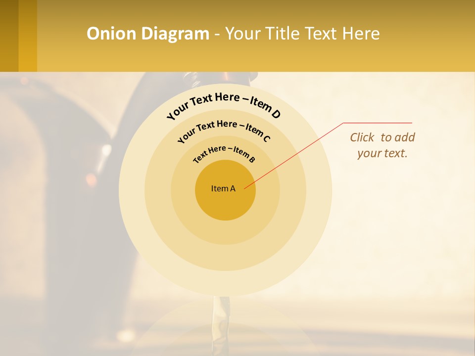 A Faucet With Water Flowing Out Of It PowerPoint Template