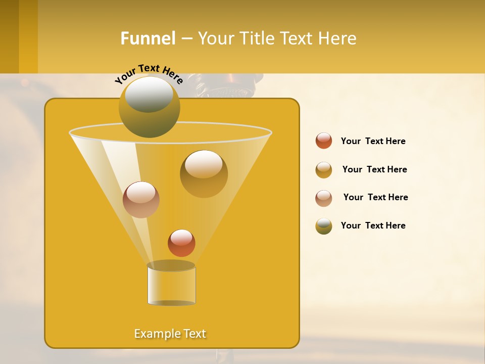 A Faucet With Water Flowing Out Of It PowerPoint Template