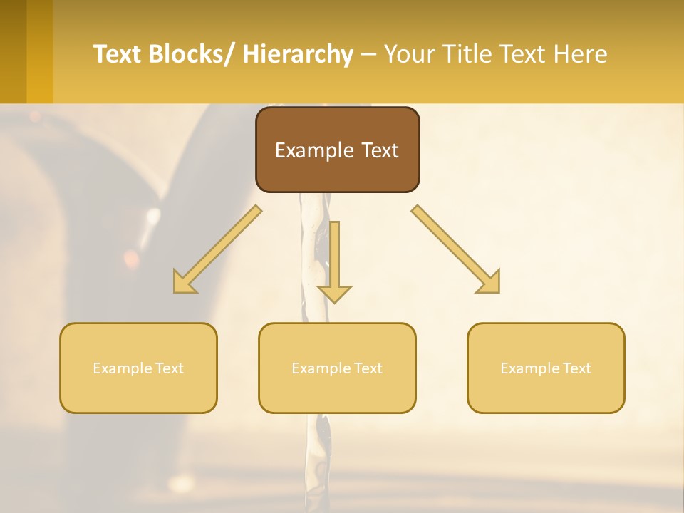 A Faucet With Water Flowing Out Of It PowerPoint Template