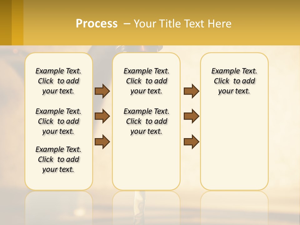 A Faucet With Water Flowing Out Of It PowerPoint Template