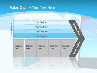 A Cell Phone Sitting Next To An Envelope PowerPoint Template