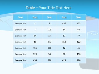 A Cell Phone Sitting Next To An Envelope PowerPoint Template