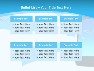 A Cell Phone Sitting Next To An Envelope PowerPoint Template