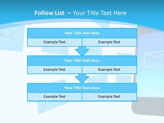A Cell Phone Sitting Next To An Envelope PowerPoint Template