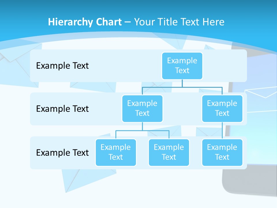 A Cell Phone Sitting Next To An Envelope PowerPoint Template