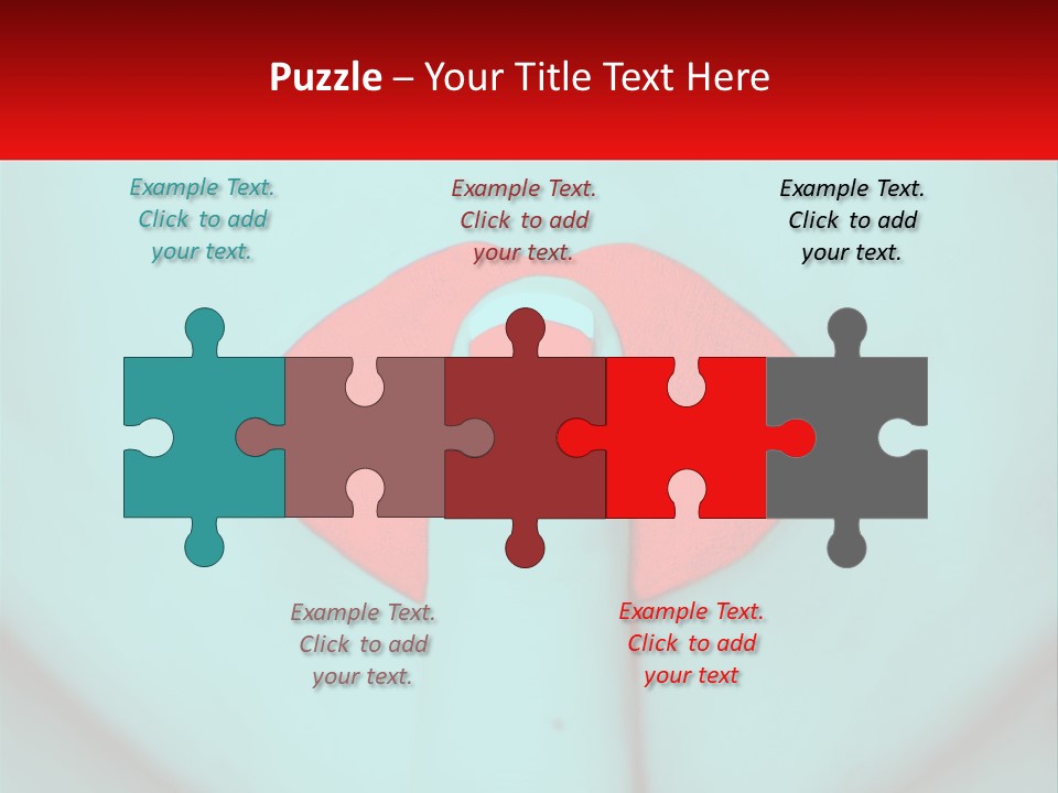 A Woman With A Red Lipstick On Her Lips PowerPoint Template