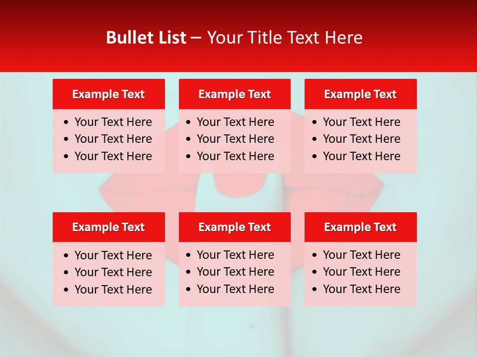 A Woman With A Red Lipstick On Her Lips PowerPoint Template