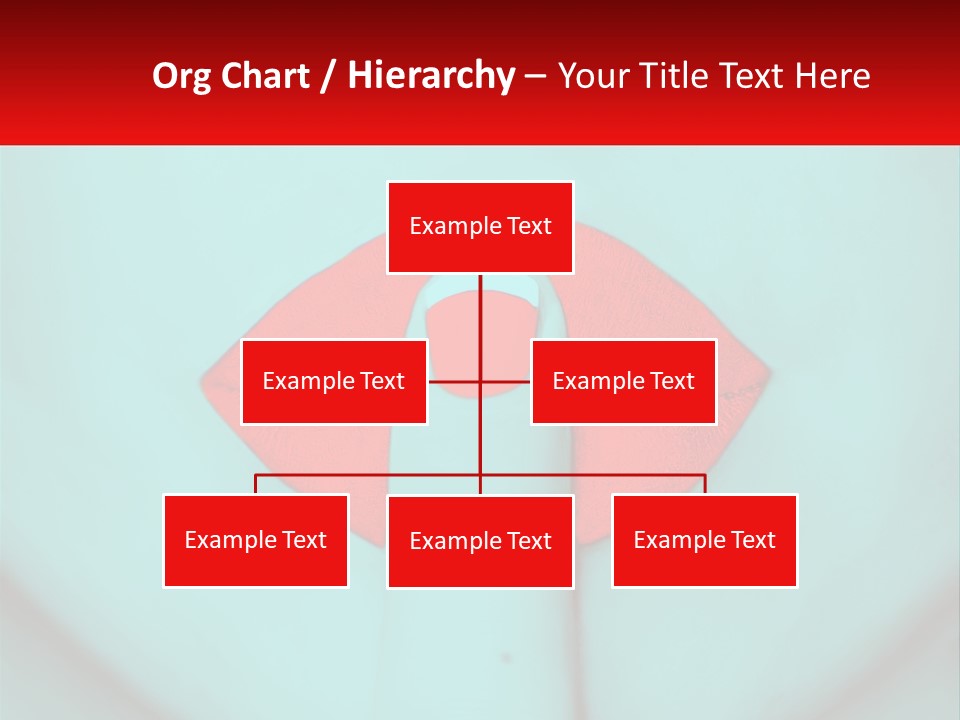 A Woman With A Red Lipstick On Her Lips PowerPoint Template