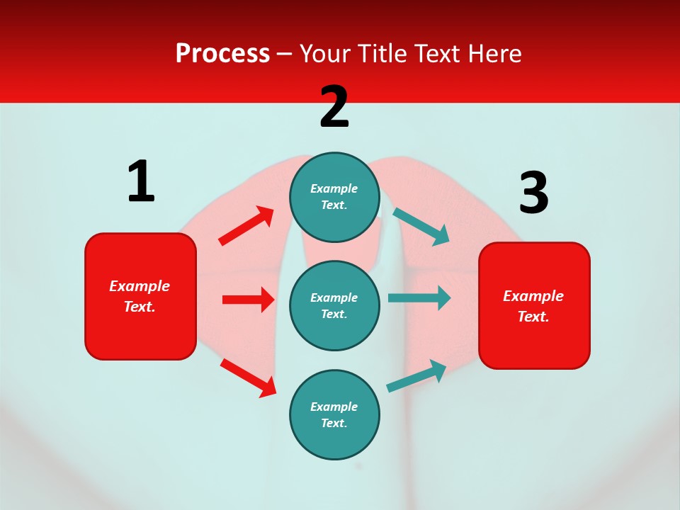 A Woman With A Red Lipstick On Her Lips PowerPoint Template