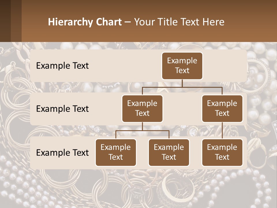 A Bunch Of Pearls And Jewelry On A Table PowerPoint Template
