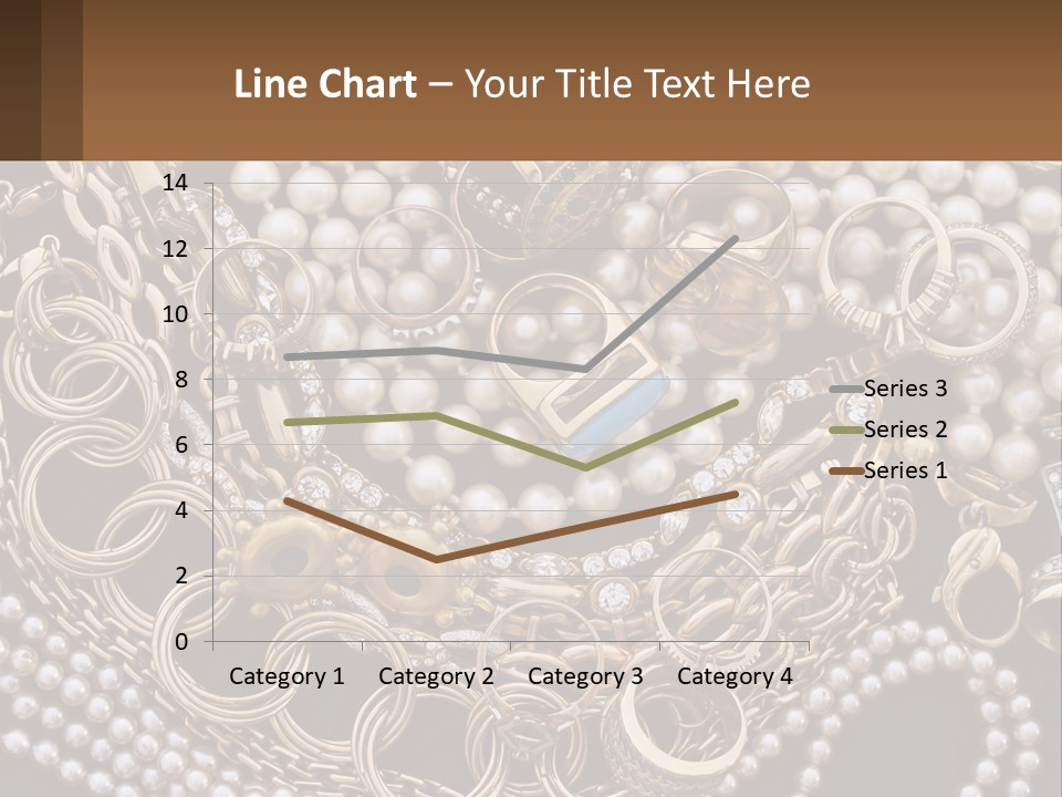 A Bunch Of Pearls And Jewelry On A Table PowerPoint Template