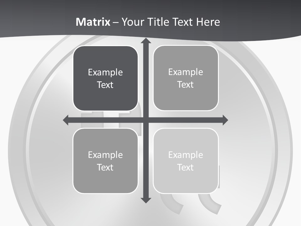 A Metal Plate With A Circular Design On It PowerPoint Template