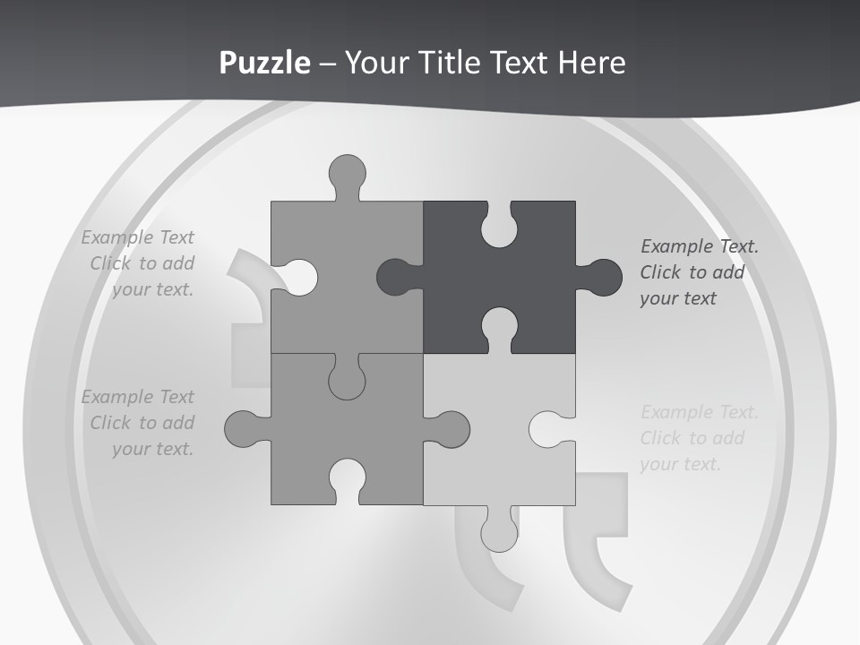 A Metal Plate With A Circular Design On It PowerPoint Template