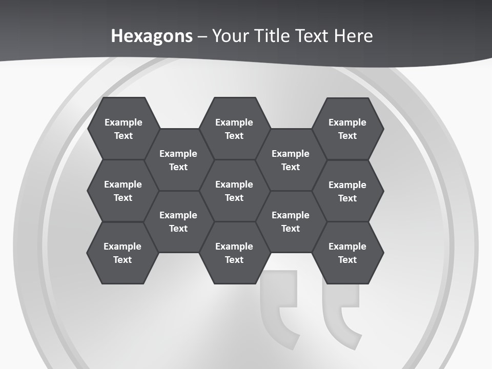 A Metal Plate With A Circular Design On It PowerPoint Template