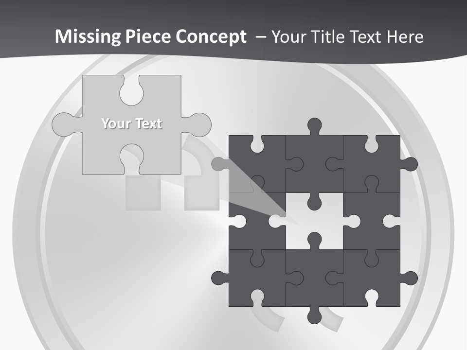 A Metal Plate With A Circular Design On It PowerPoint Template