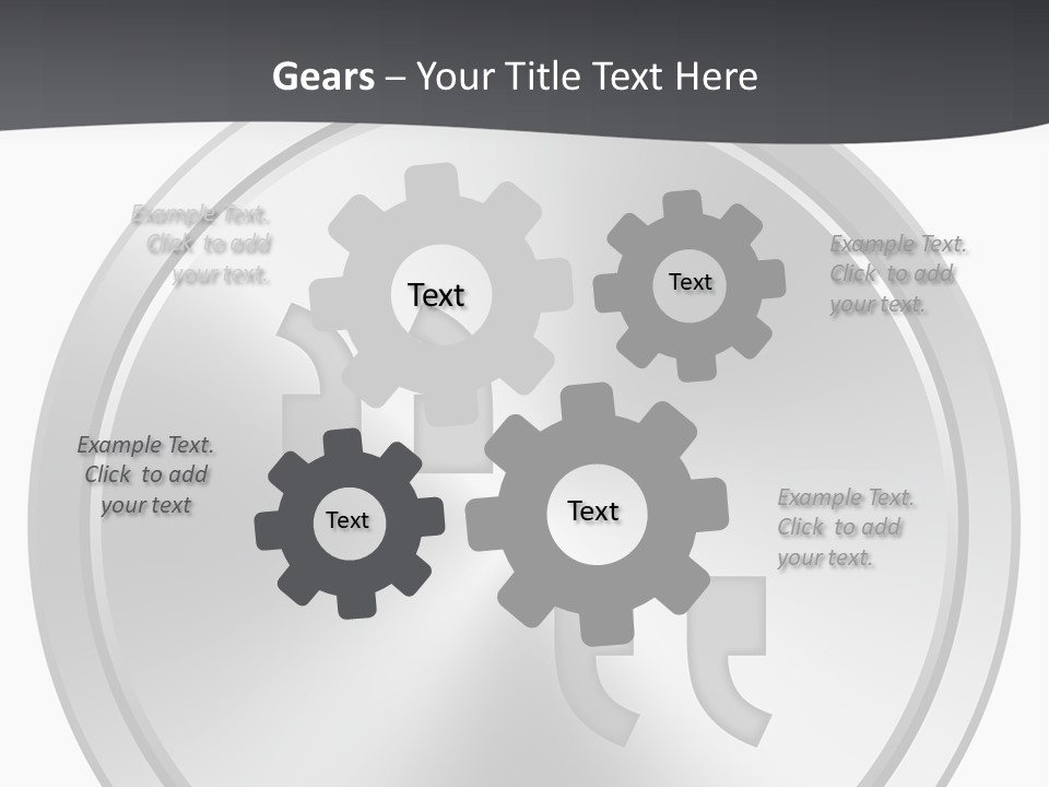 A Metal Plate With A Circular Design On It PowerPoint Template