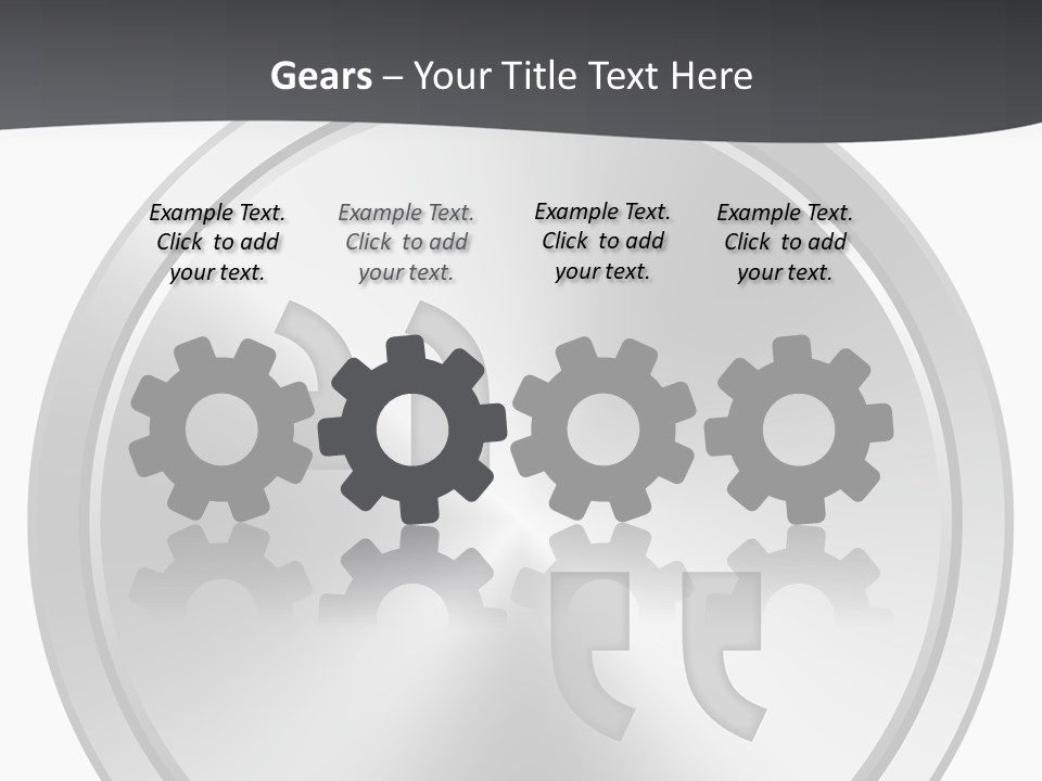 A Metal Plate With A Circular Design On It PowerPoint Template
