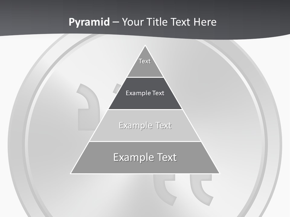 A Metal Plate With A Circular Design On It PowerPoint Template