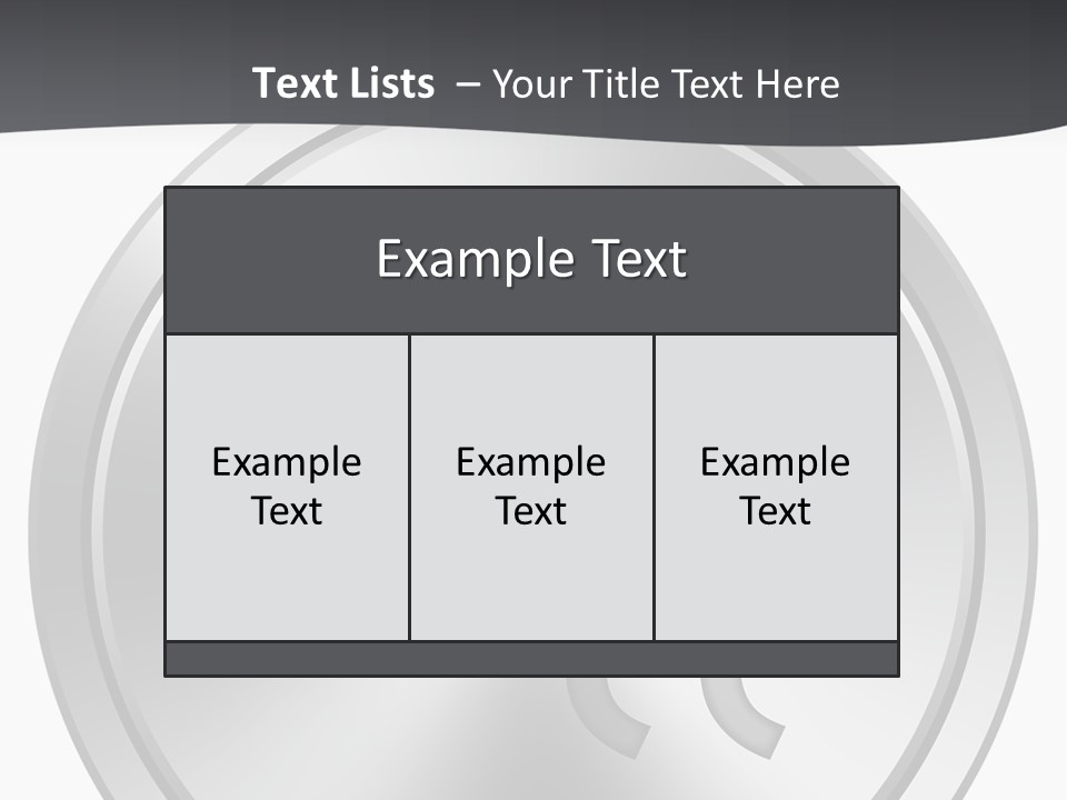 A Metal Plate With A Circular Design On It PowerPoint Template