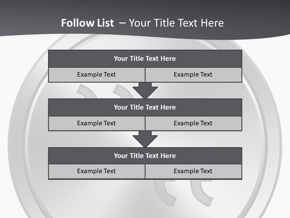 A Metal Plate With A Circular Design On It PowerPoint Template