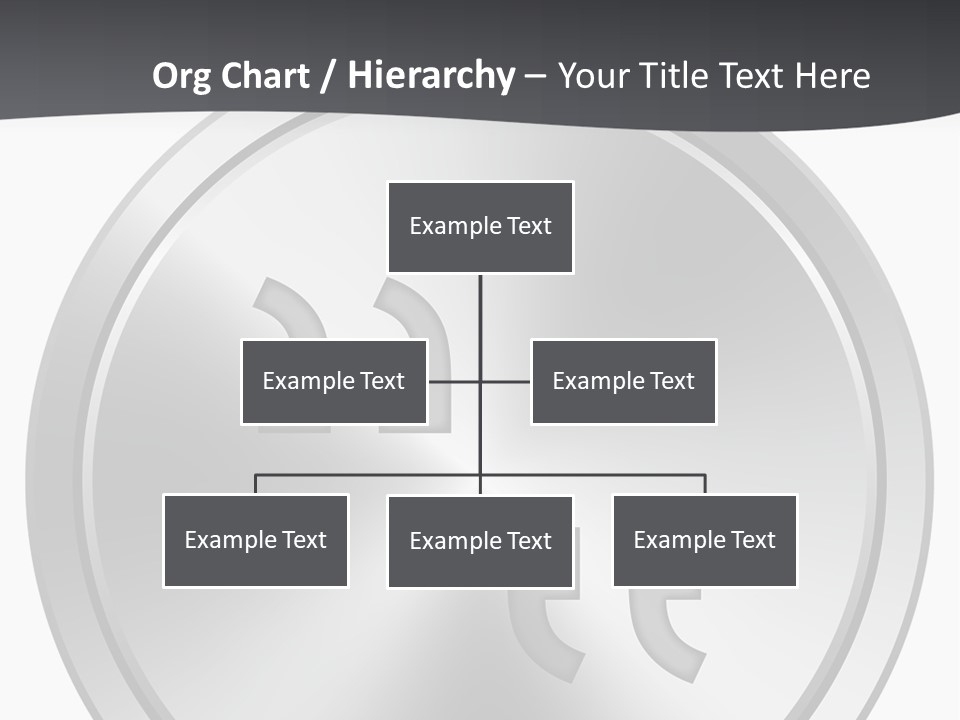 A Metal Plate With A Circular Design On It PowerPoint Template