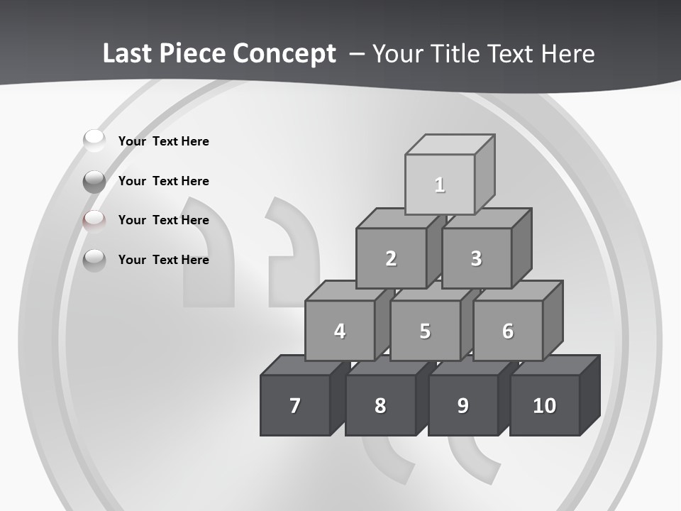 A Metal Plate With A Circular Design On It PowerPoint Template