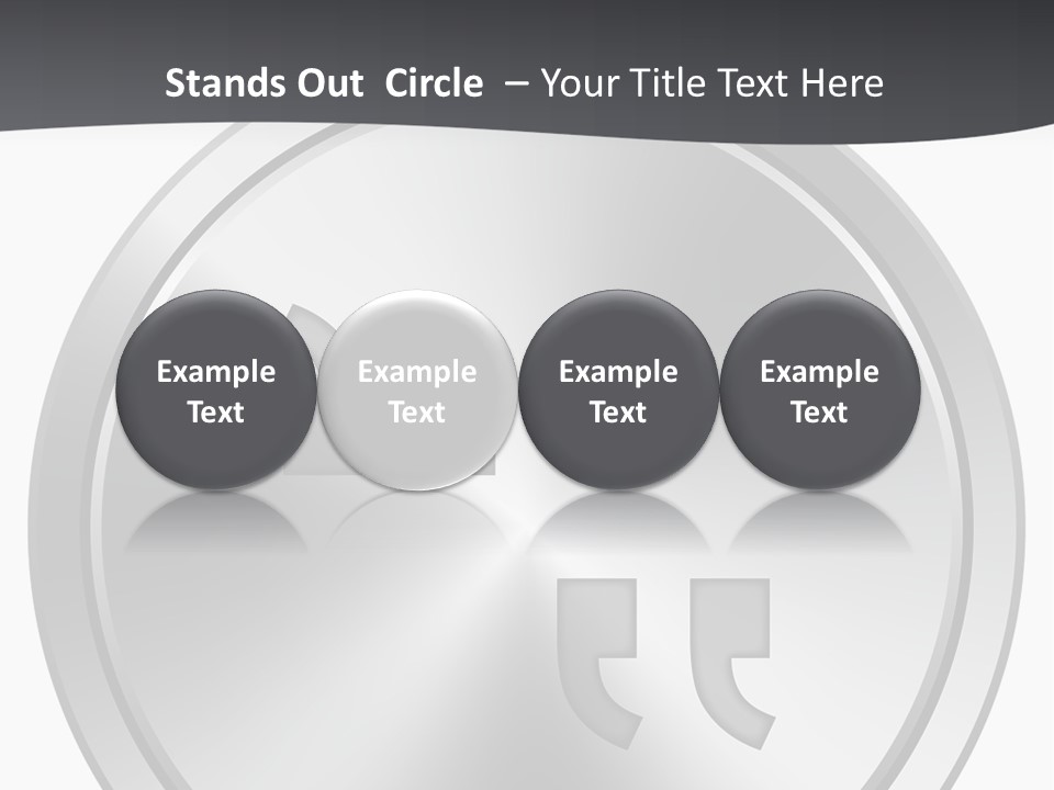 A Metal Plate With A Circular Design On It PowerPoint Template