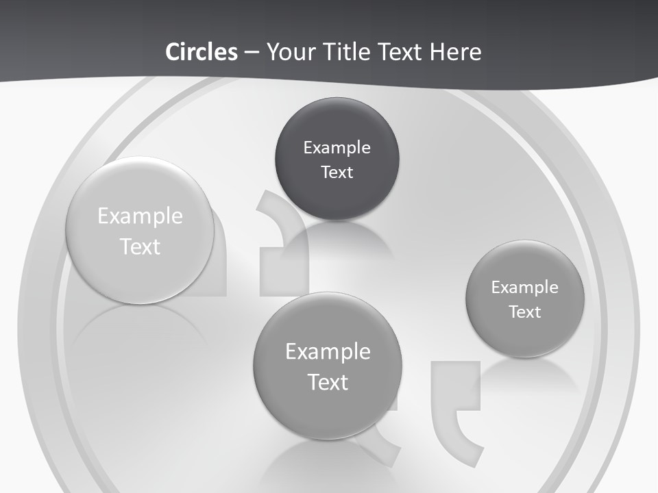 A Metal Plate With A Circular Design On It PowerPoint Template