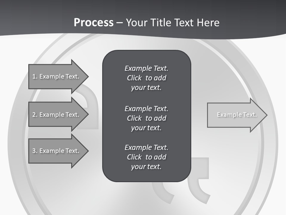 A Metal Plate With A Circular Design On It PowerPoint Template