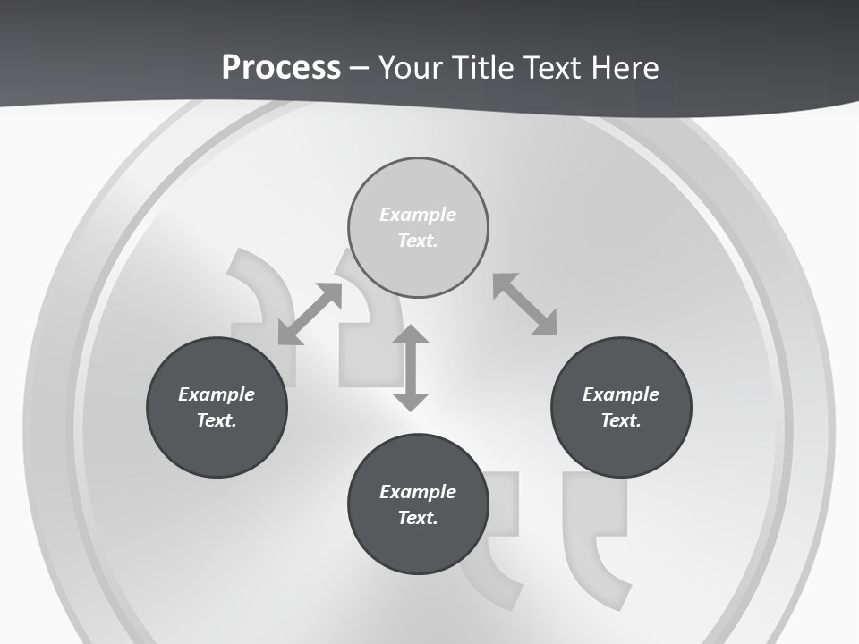 A Metal Plate With A Circular Design On It PowerPoint Template