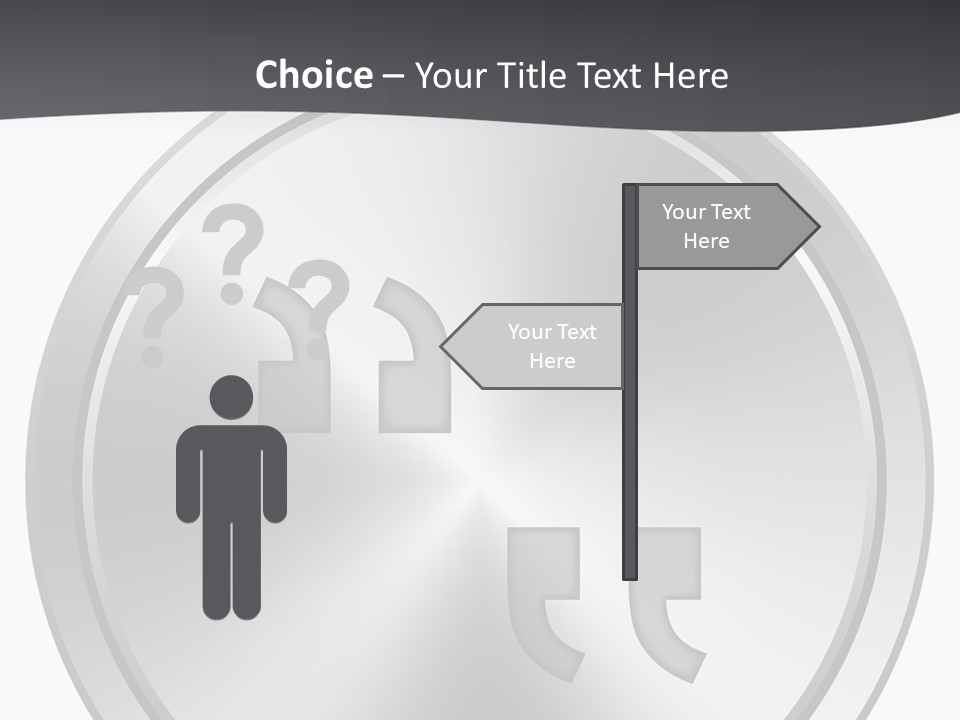 A Metal Plate With A Circular Design On It PowerPoint Template