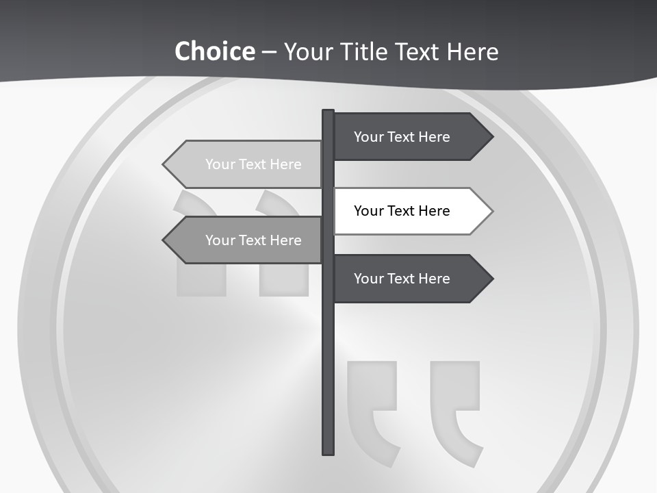 A Metal Plate With A Circular Design On It PowerPoint Template