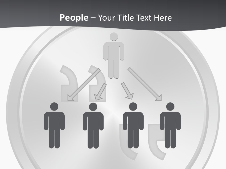 A Metal Plate With A Circular Design On It PowerPoint Template