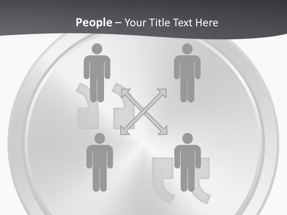 A Metal Plate With A Circular Design On It PowerPoint Template