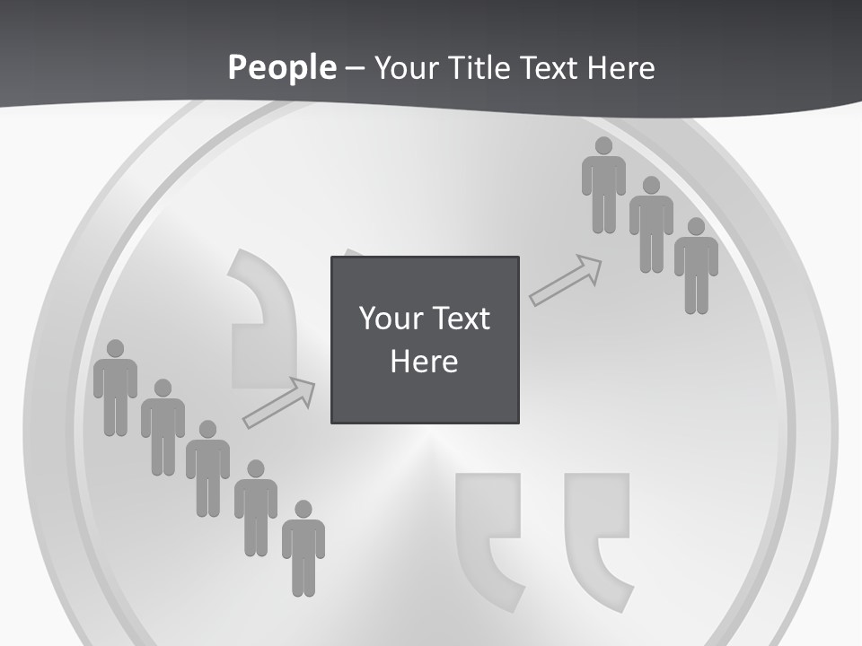 A Metal Plate With A Circular Design On It PowerPoint Template