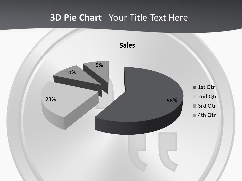A Metal Plate With A Circular Design On It PowerPoint Template