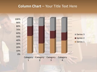 A Man And A Woman Carrying Boxes In A Room PowerPoint Template