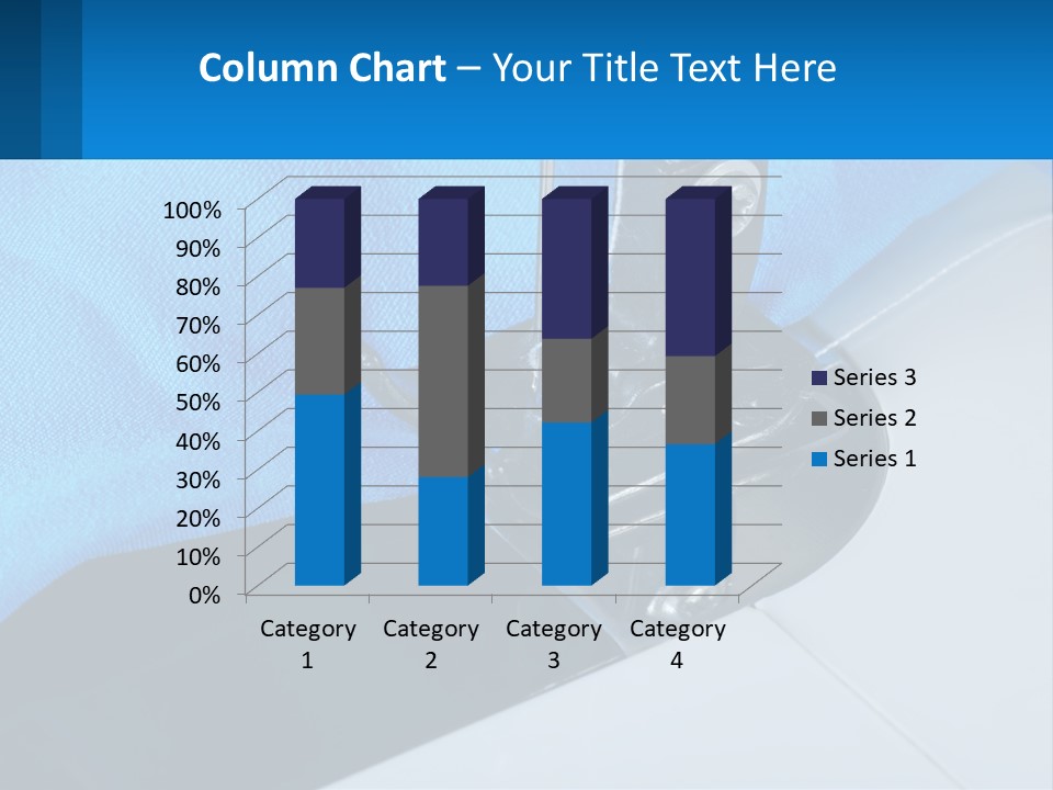 A Close Up Of A Sewing Machine With A Blue Cover PowerPoint Template