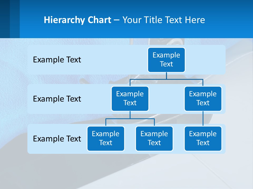 A Close Up Of A Sewing Machine With A Blue Cover PowerPoint Template