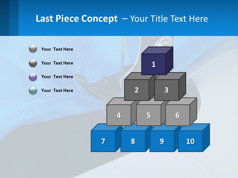 A Close Up Of A Sewing Machine With A Blue Cover PowerPoint Template
