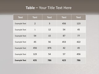 A White Paper Ring With The Letter B On It PowerPoint Template