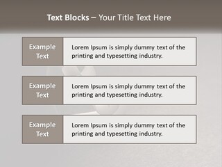 A White Paper Ring With The Letter B On It PowerPoint Template
