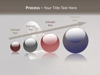 A White Paper Ring With The Letter B On It PowerPoint Template