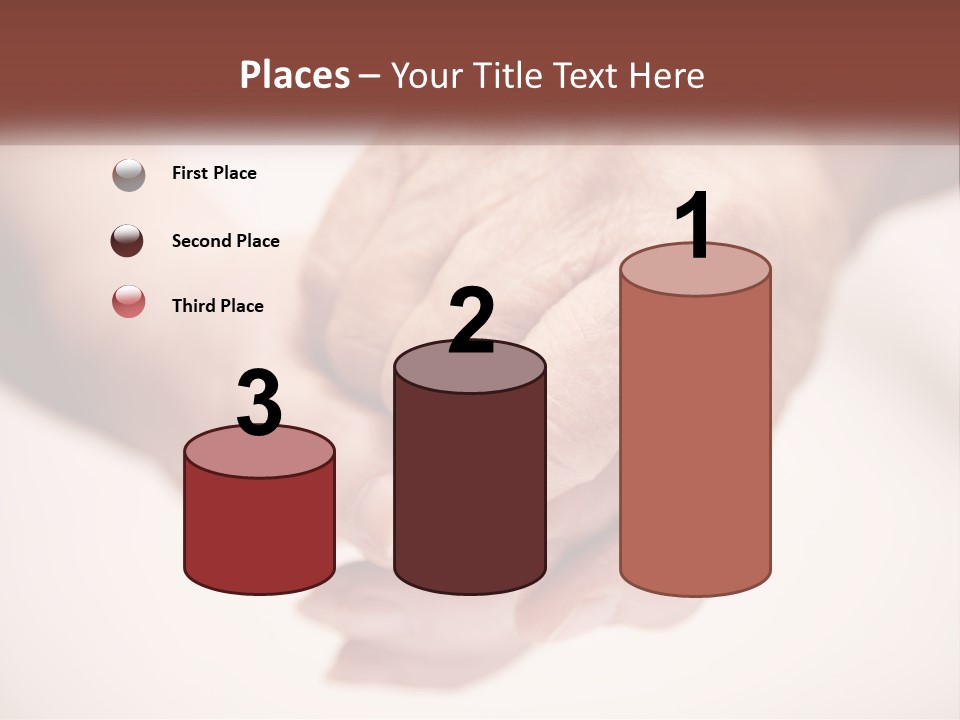 An Elderly Person Holding The Hand Of A Younger Person PowerPoint Template