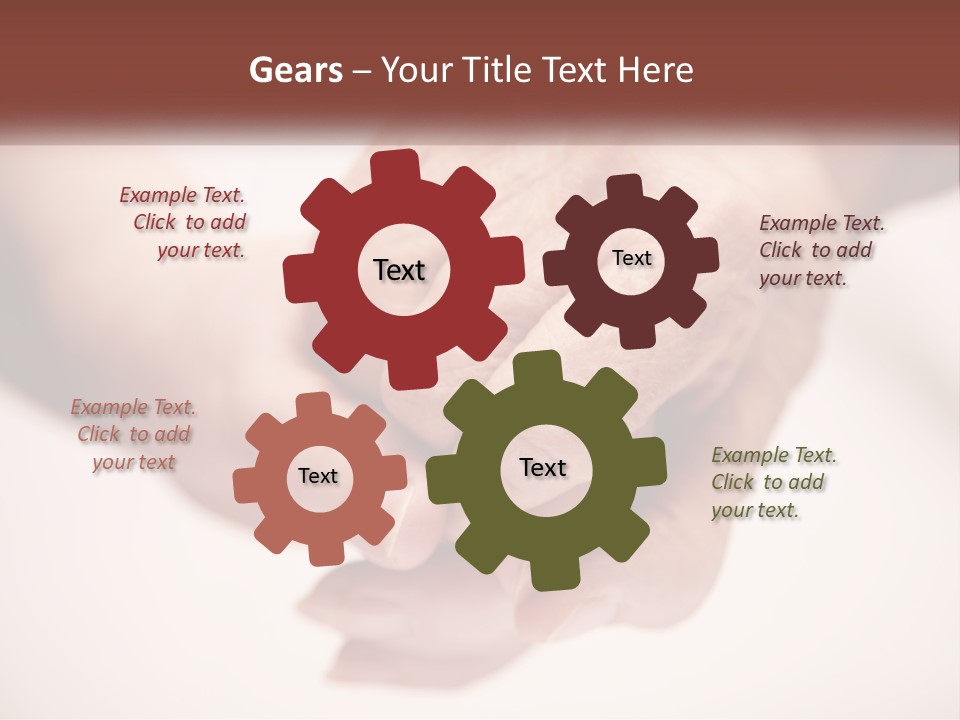 An Elderly Person Holding The Hand Of A Younger Person PowerPoint Template