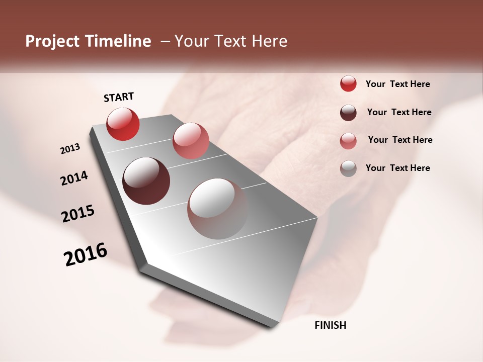 An Elderly Person Holding The Hand Of A Younger Person PowerPoint Template