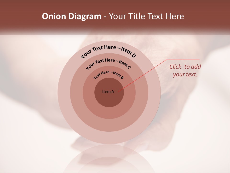 An Elderly Person Holding The Hand Of A Younger Person PowerPoint Template