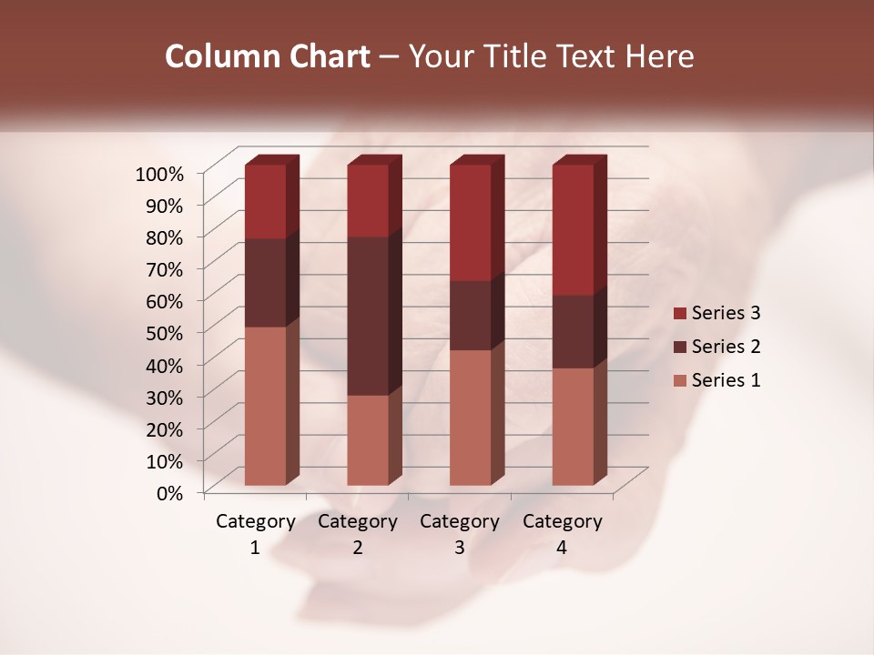 An Elderly Person Holding The Hand Of A Younger Person PowerPoint Template