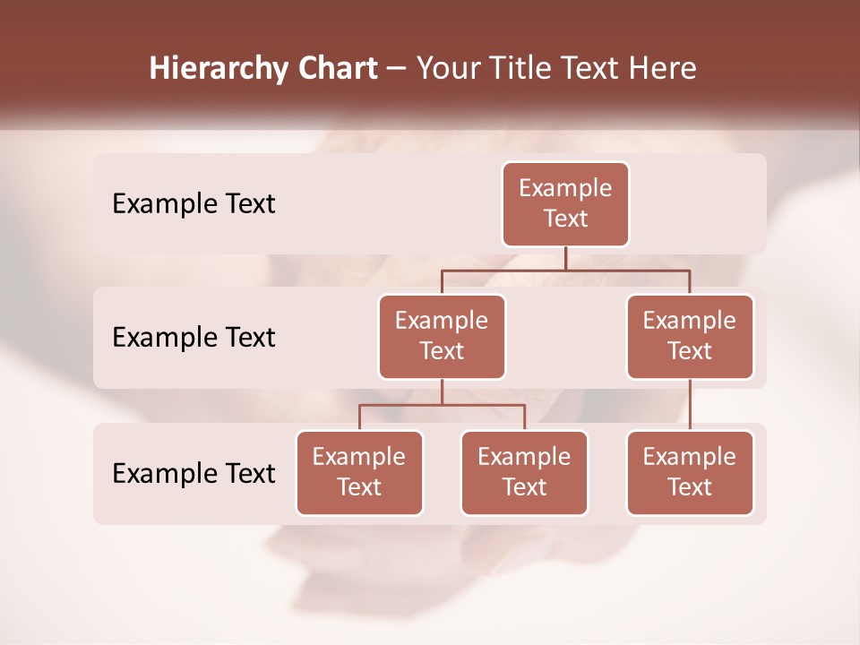An Elderly Person Holding The Hand Of A Younger Person PowerPoint Template